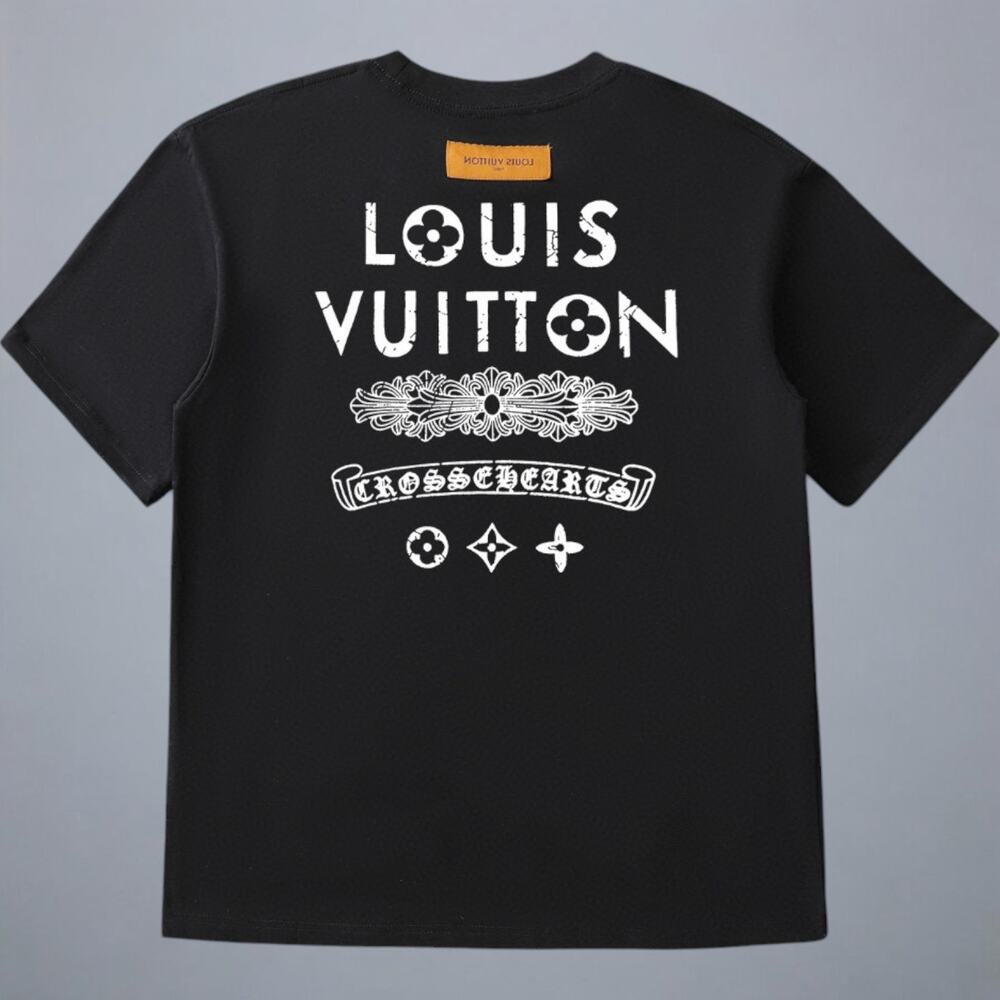 Chrome Hearts Men's Black Short Sleeve T-Shirt